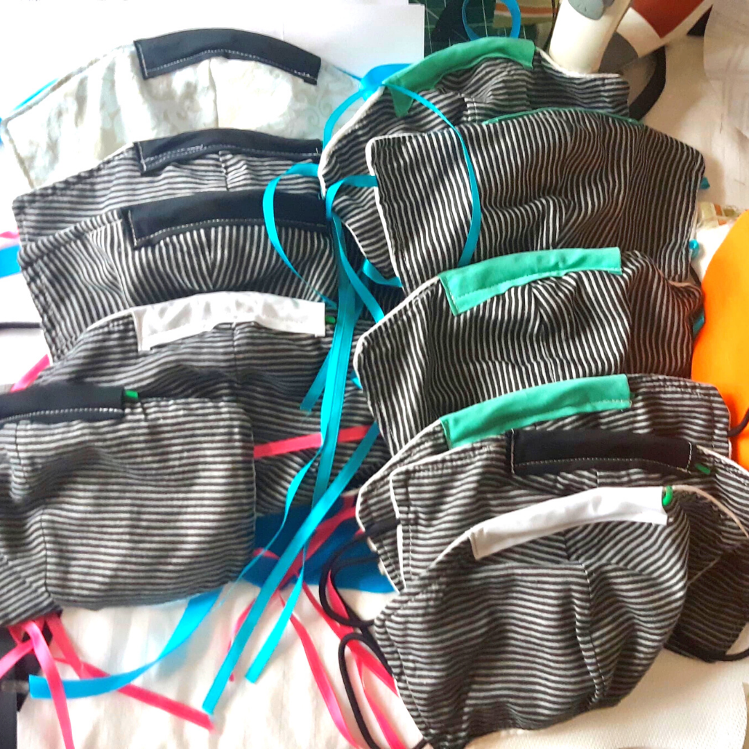 blog - Donations Repurposed into Masks