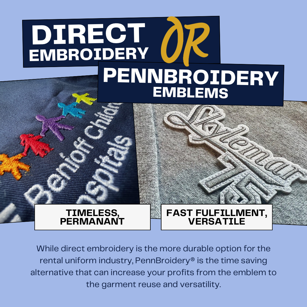 blog - Embroidery vs. PennBroidery®? What’s the difference?